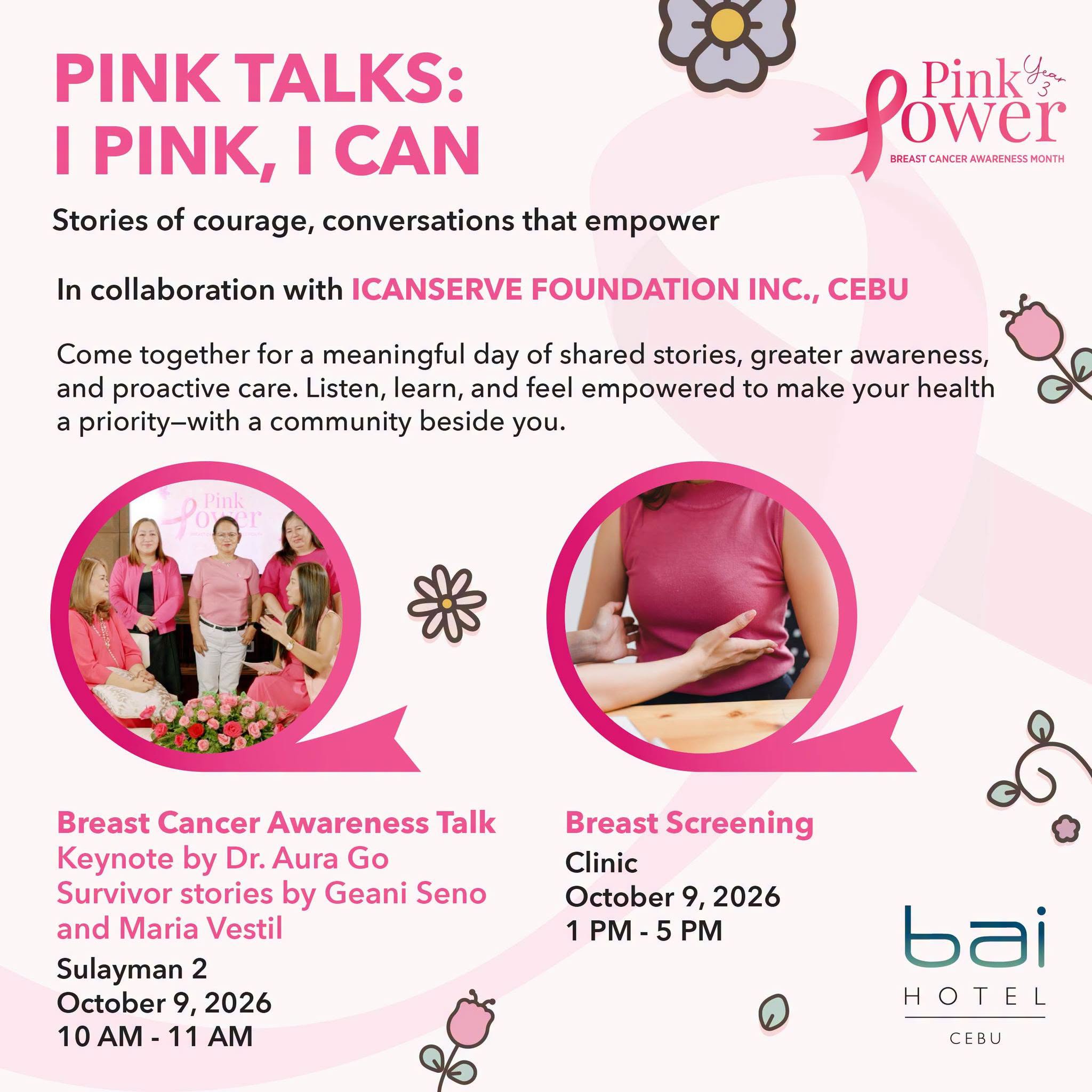 PINK TALKS: I PINK, I CAN