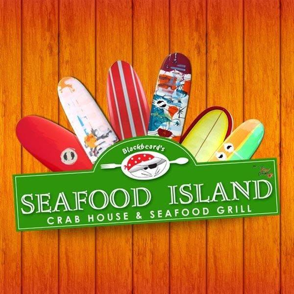 Blackbeard's Seafood Island logo