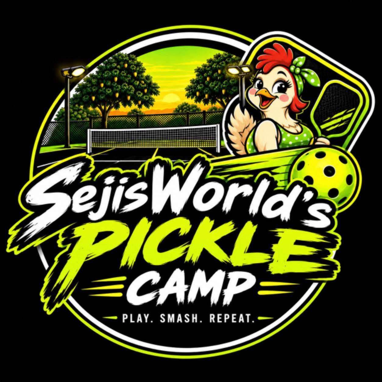 Sejisworld's Pickle Camp logo